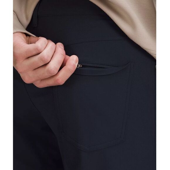 Lululemon ABC Slim Fit 5 Pocket Pant Warpstreme True Navy Size 34 - Picture 4 of 10
